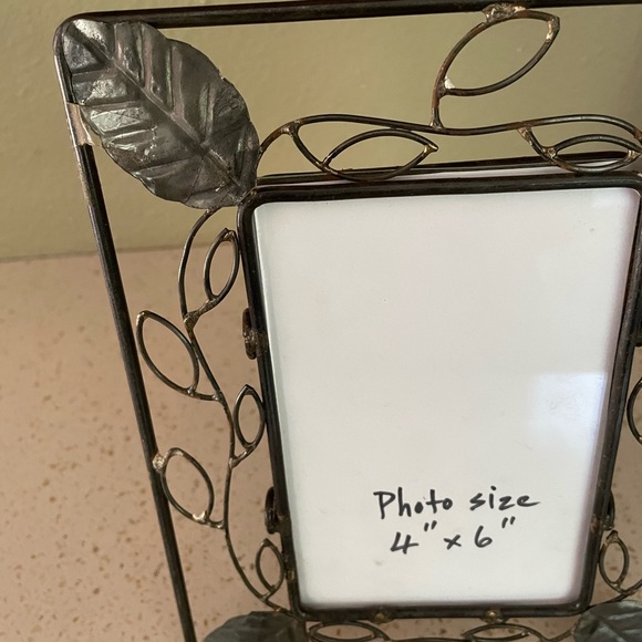 Picture frame made of metal with ivy design - Picture 4 of 8